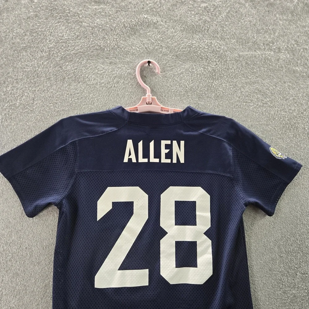 Nike Boy Jersey L Navy Bears Dri-Fit Football Logo Short‎